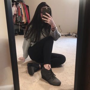 TOMS Desert Wedge Bootie